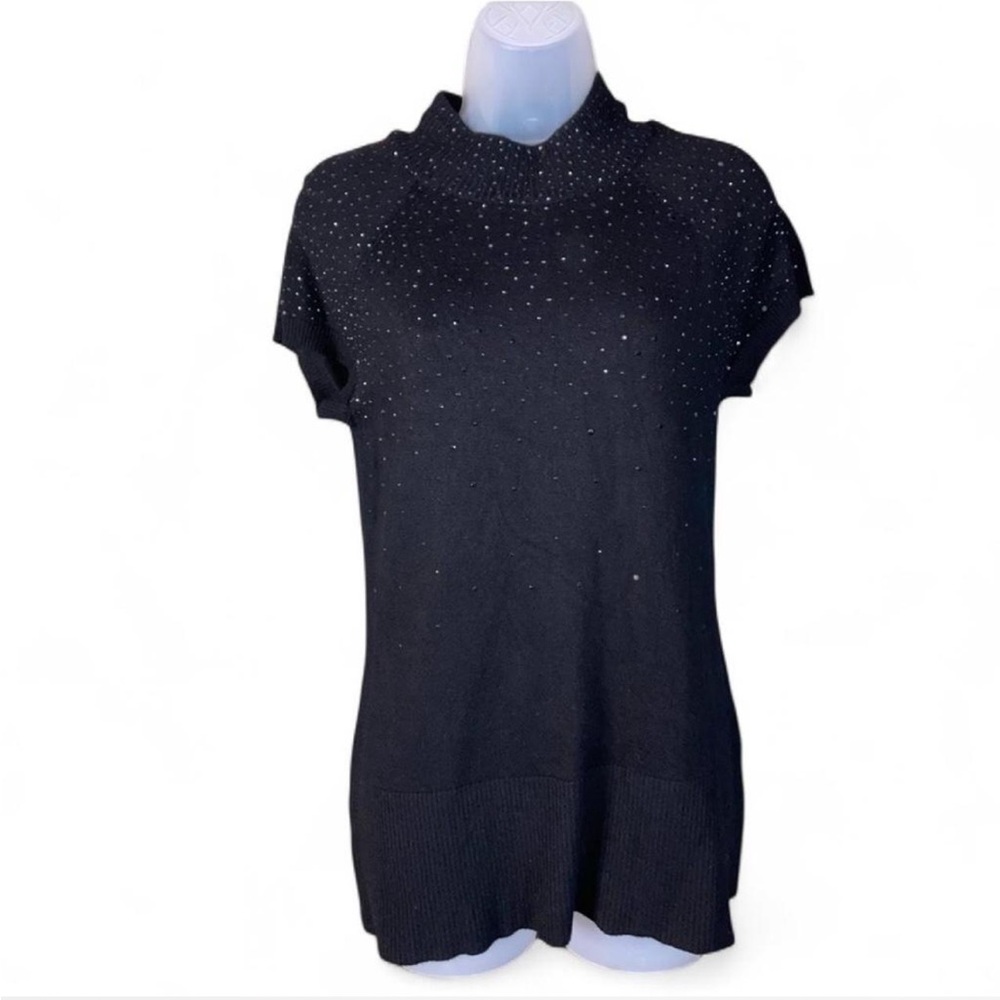 Apt.9 Short sleeve Mock neck sweater M